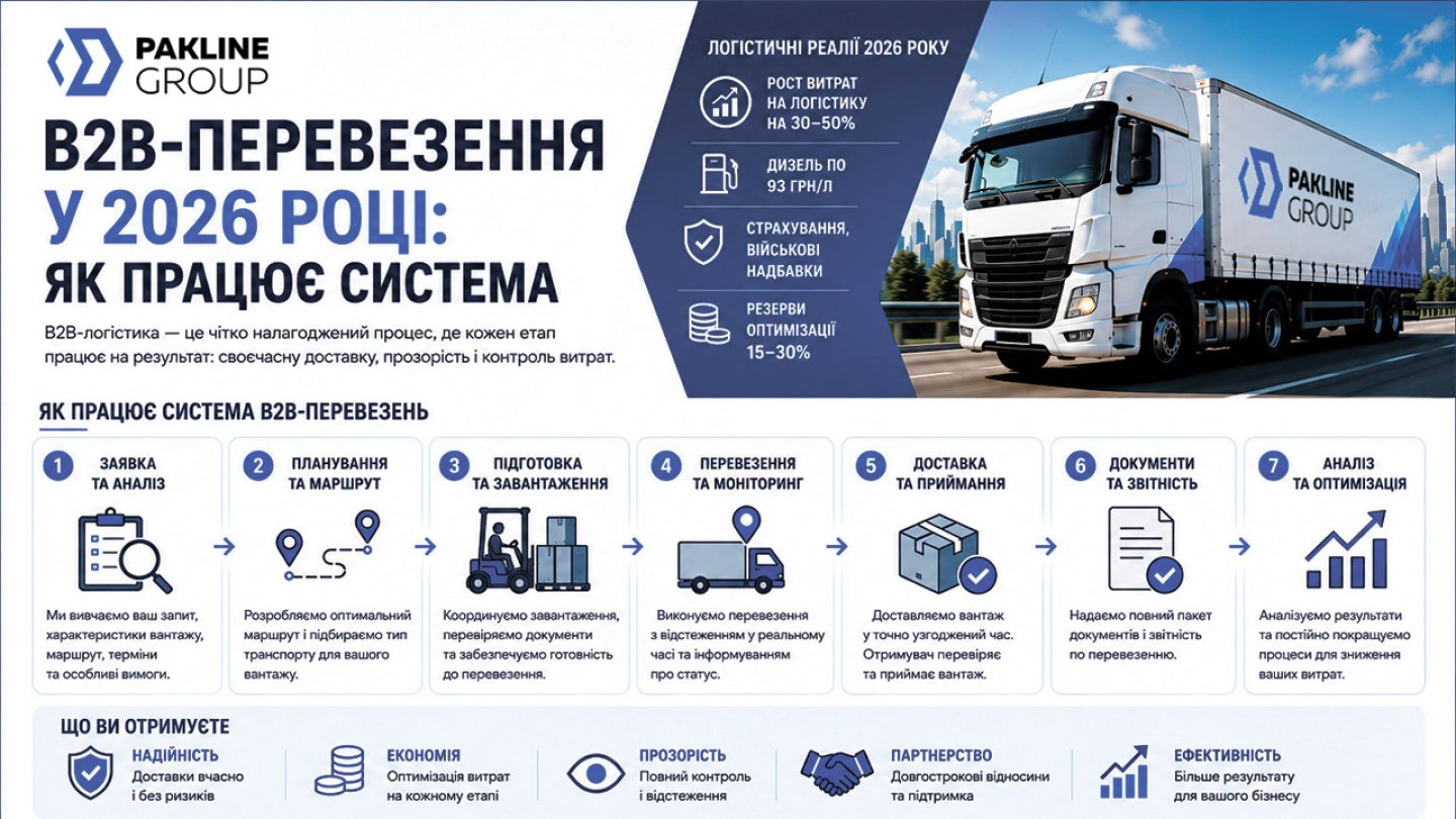 B2B-перевезення у 2026 році: як працює система