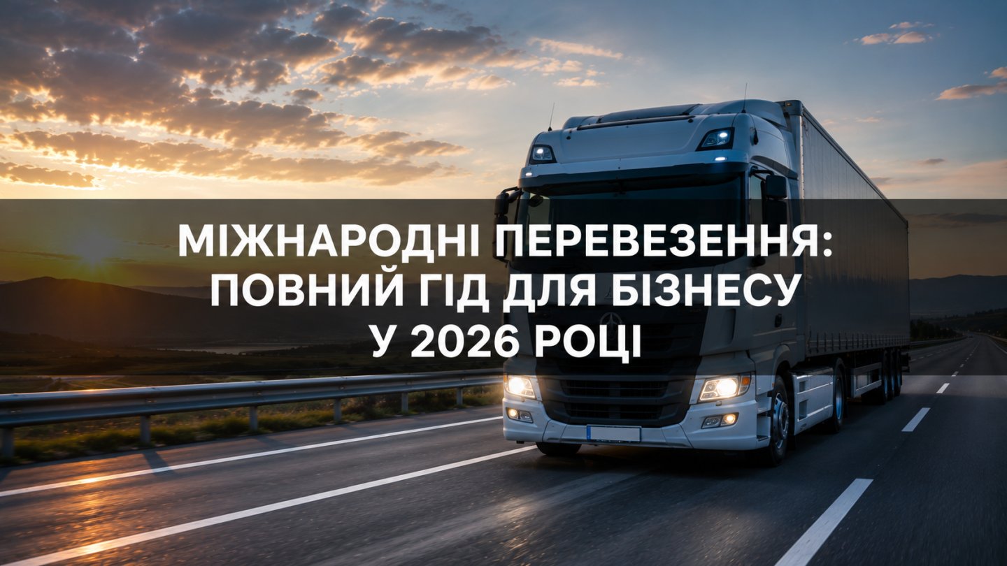 Міжнародні перевезення: повний гід для бізнесу у 2026 році