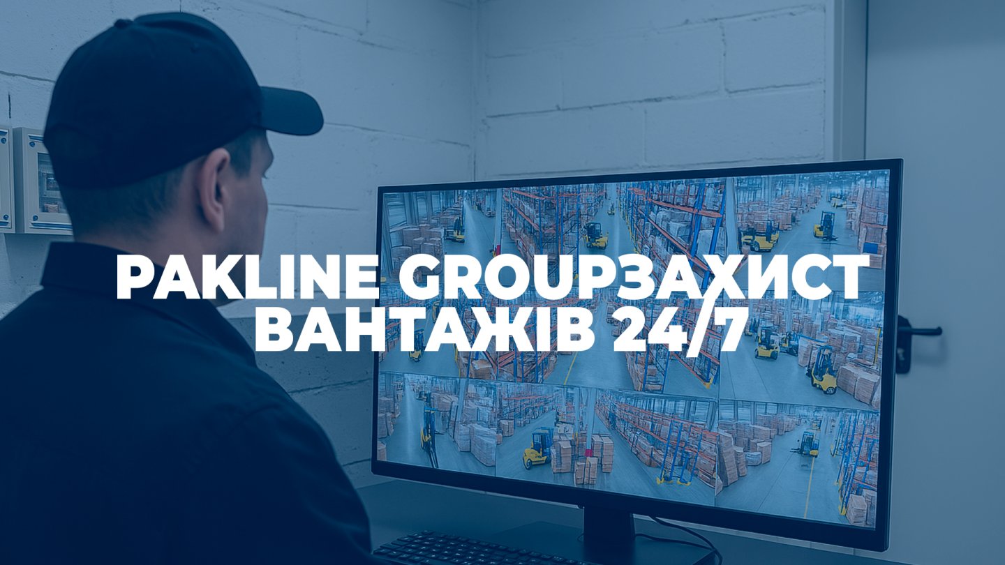Безпека вантажів: системи відеоспостереження та охорони на складах Pakline Group