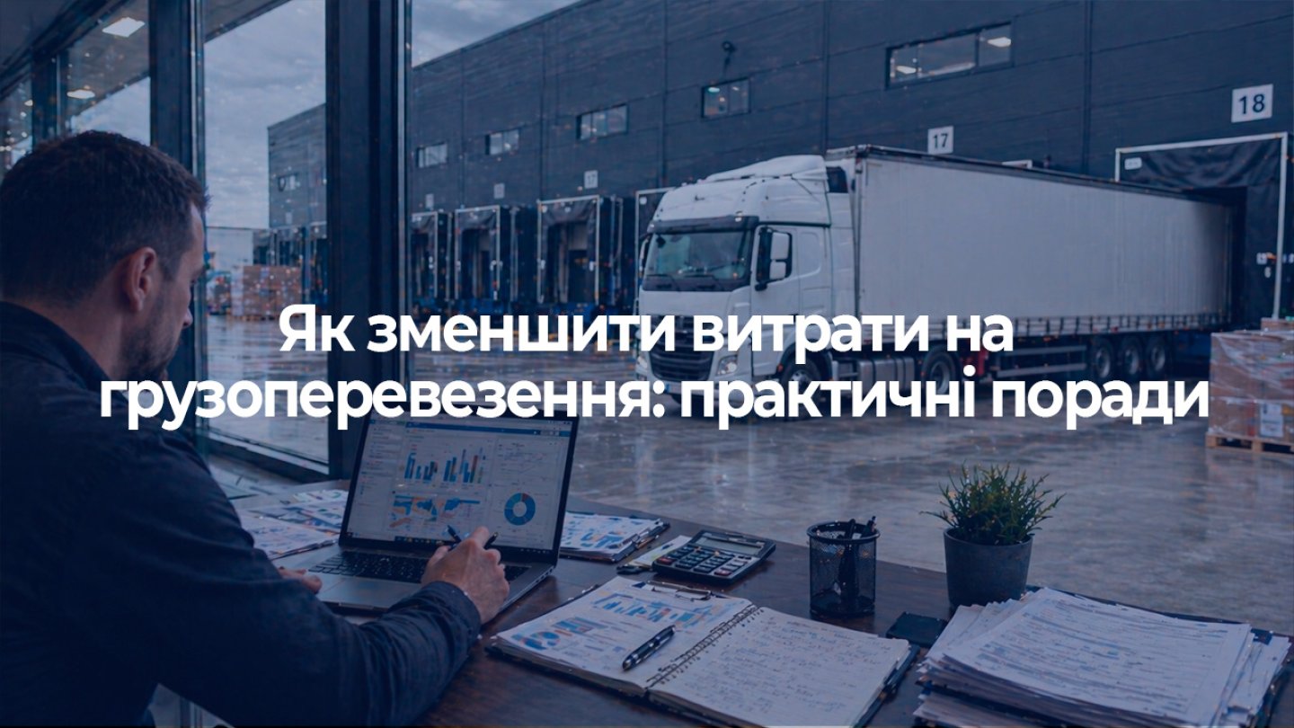 Як зменшити витрати на грузоперевезення: практичні поради