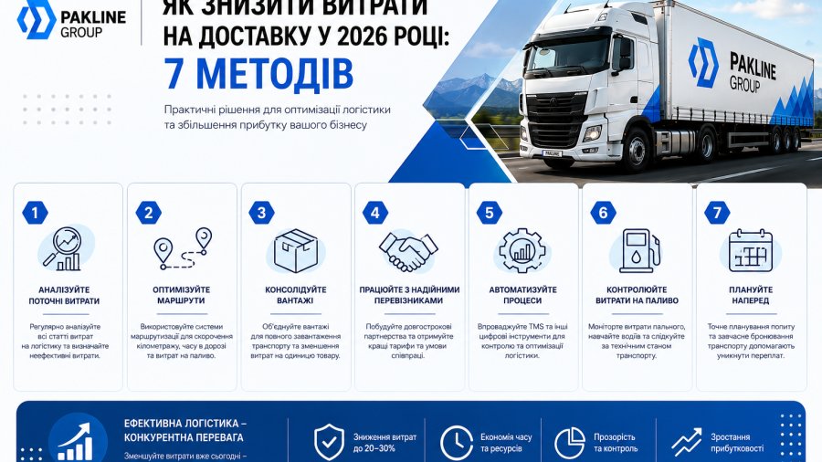 Як знизити витрати на доставку у 2026 році: 7 методів