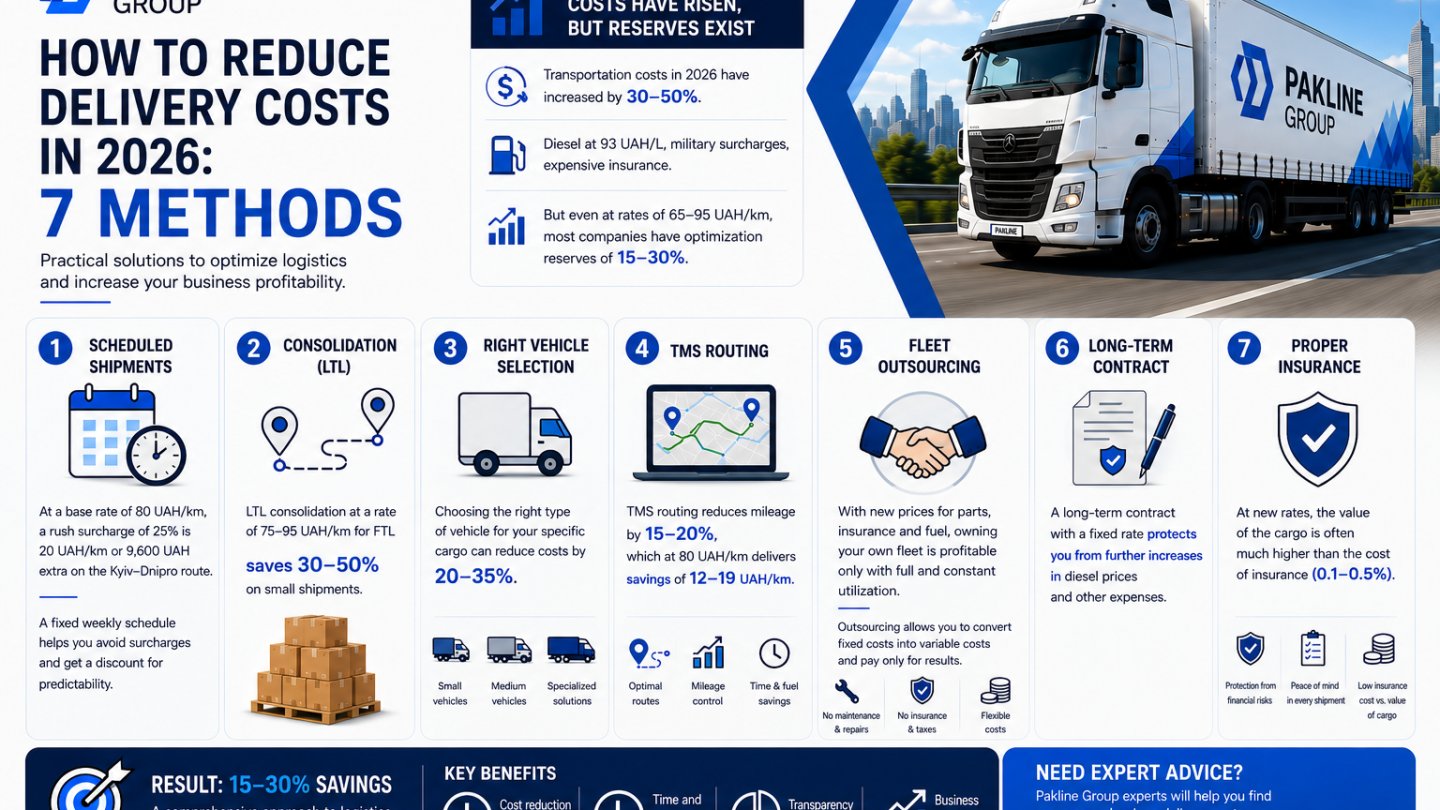 How to Reduce Freight Costs in 2026: 7 Methods