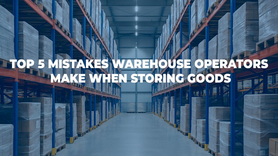 TOP 5 mistakes warehouse operators make when storing goods