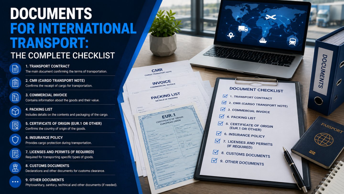 Documents for International Transport: Common Mistakes and the Full List