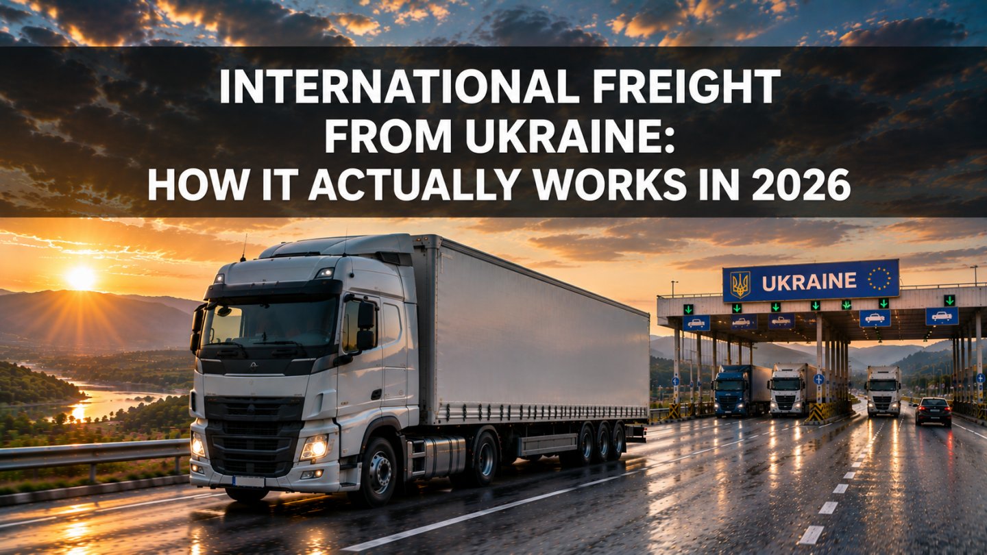 International Freight from Ukraine: How It Works in 2026