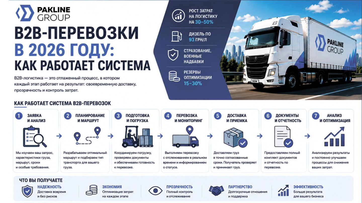 B2B-перевозки в 2026 году: как работает система