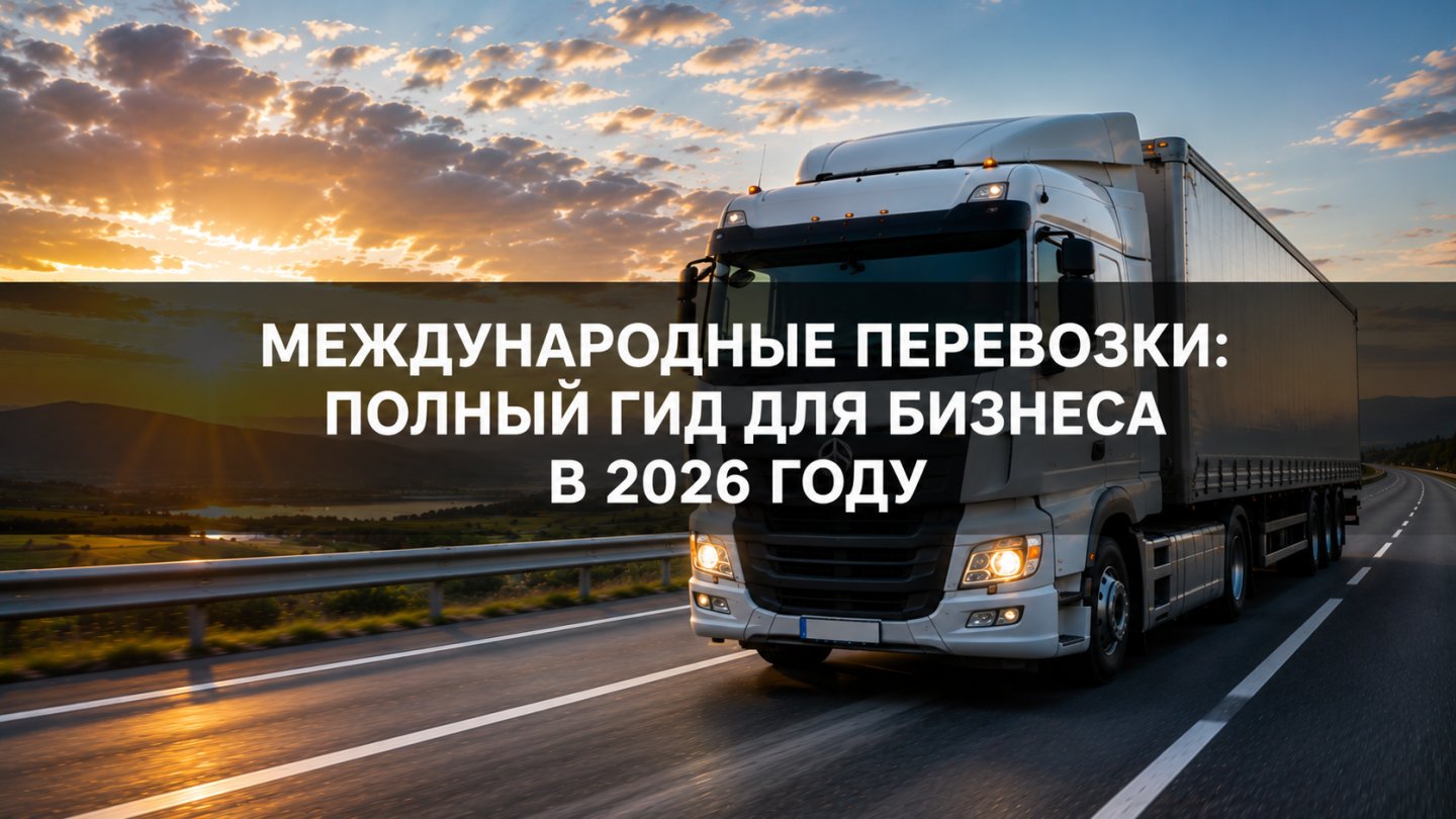 Международные перевозки: полный гид для бизнеса в 2026 году