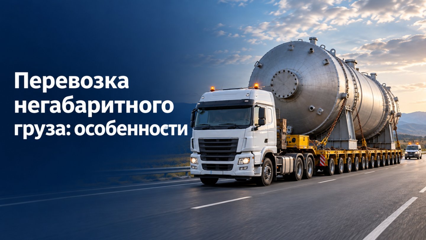 Перевозка негабаритного груза: особенности