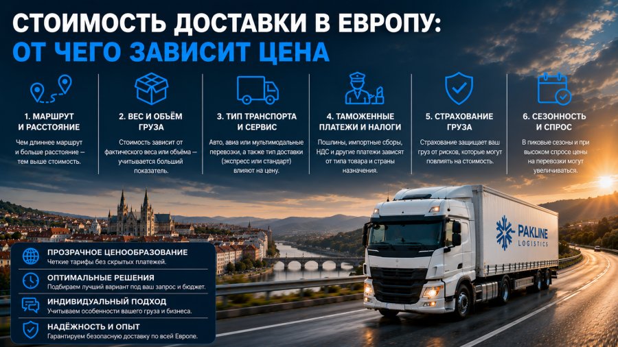 Сколько стоит доставка в Европу: сравнение вариантов и как не переплатить
